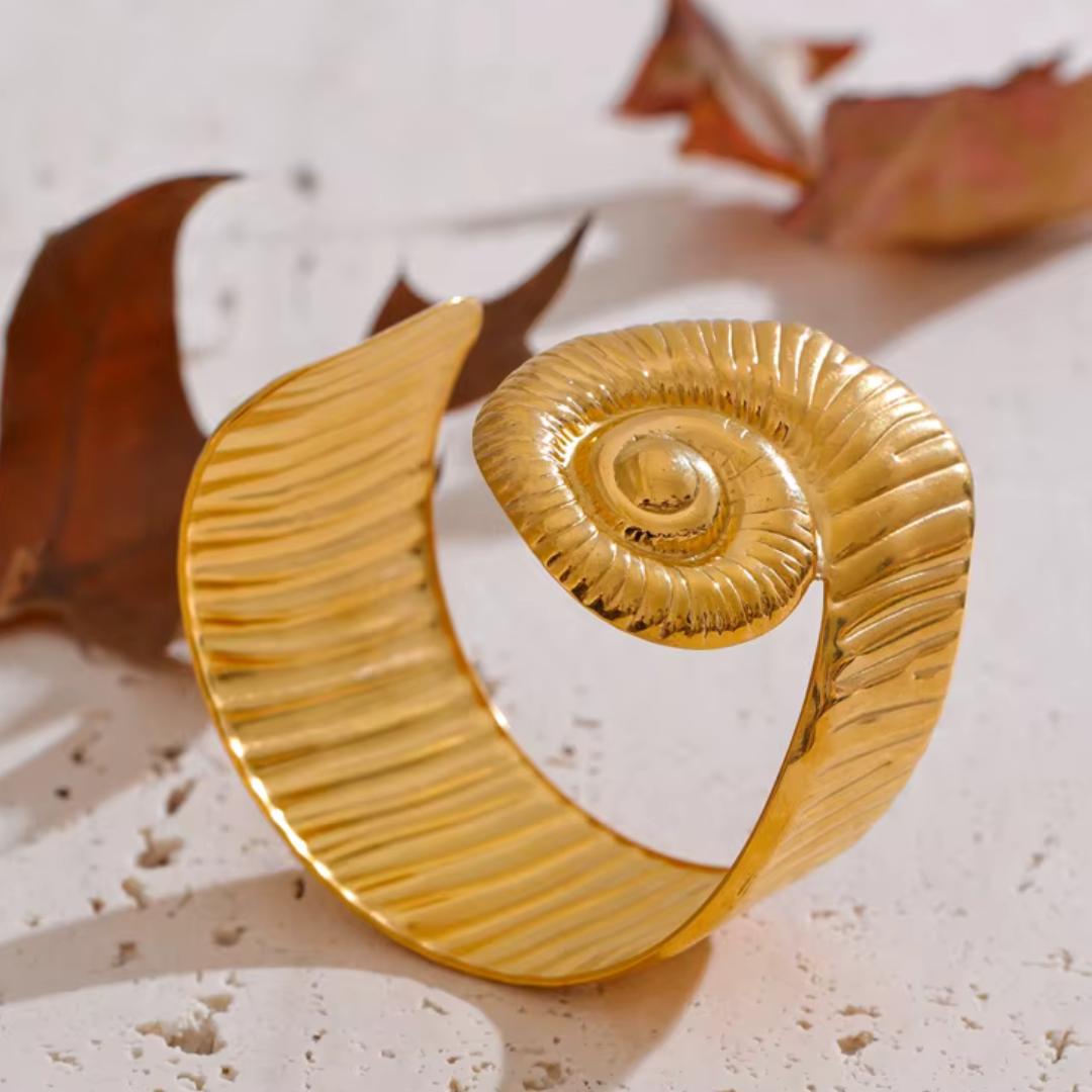 Brazalete abierto con declaración de océano