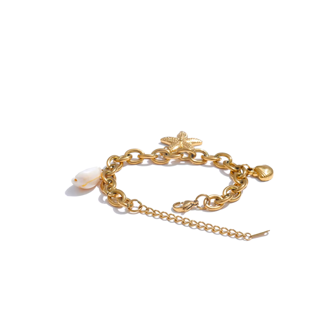 Pulsera con dije de océano