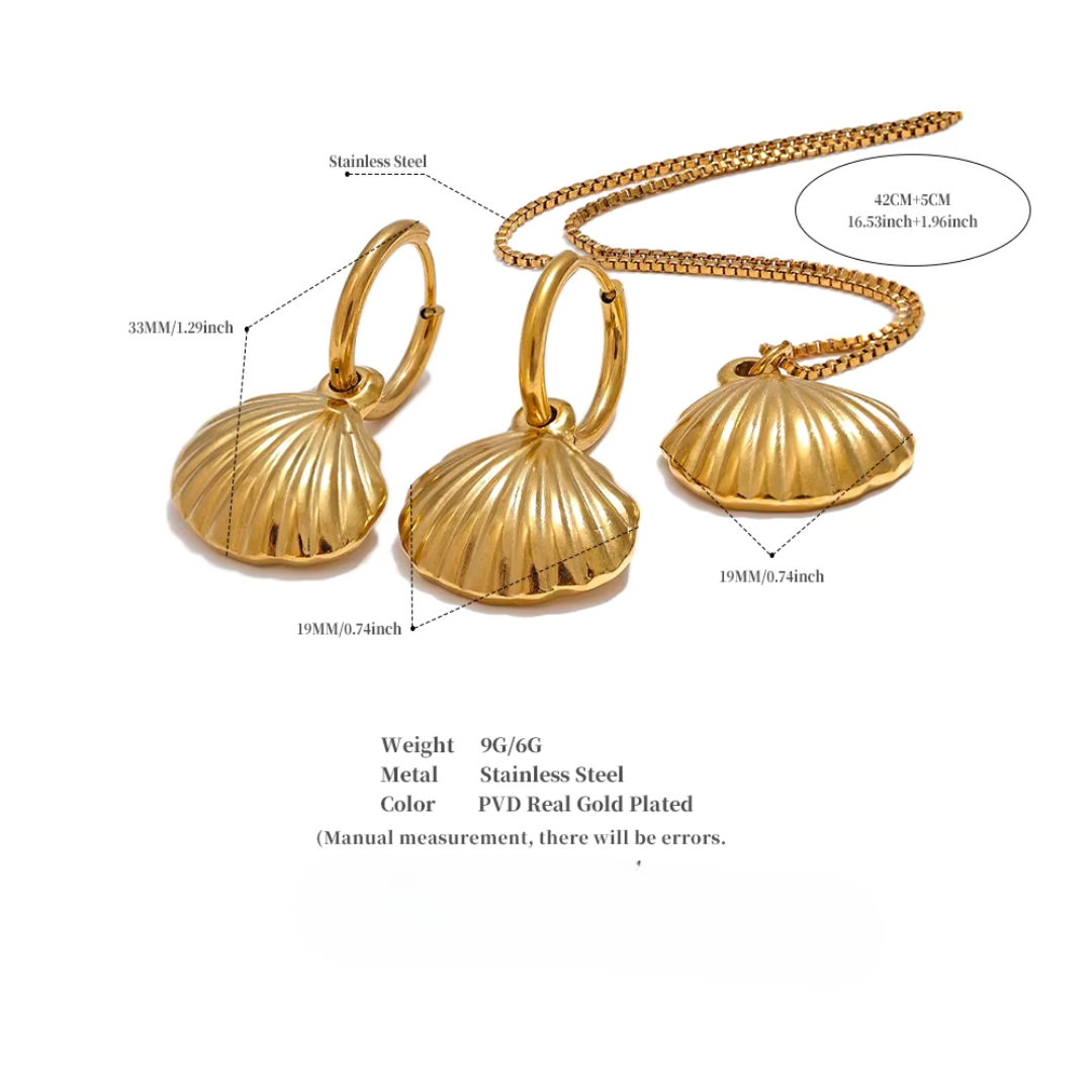 Summer Shell Jewelry Set