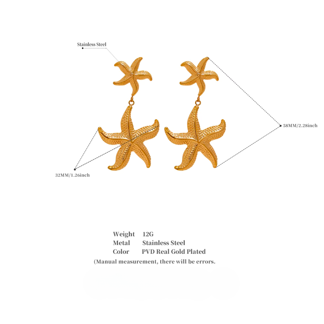 Sea Star Glow Earrings