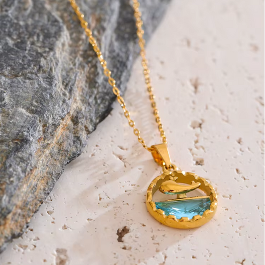 Ocean Whisper Whale Necklace