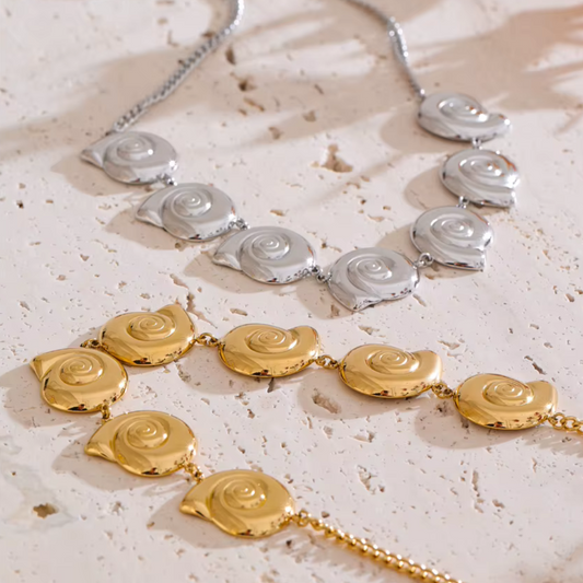 Multi Shell Chain Necklace