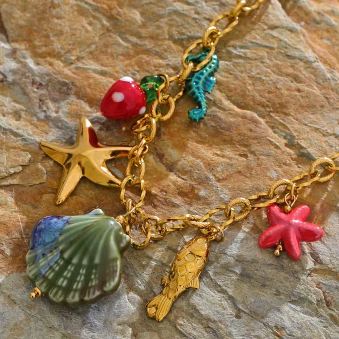 Sandy Dreams Shell  Necklace - Handmade