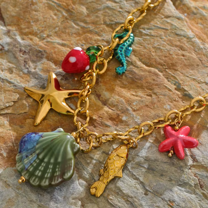 Sandy Dreams Shell  Necklace - Handmade