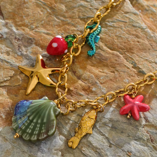 Sandy Dreams Shell  Necklace - Handmade
