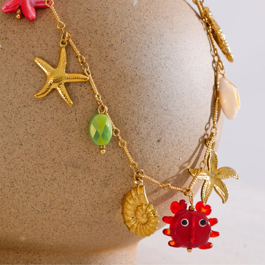 Ocean Creatures Pendant Necklace