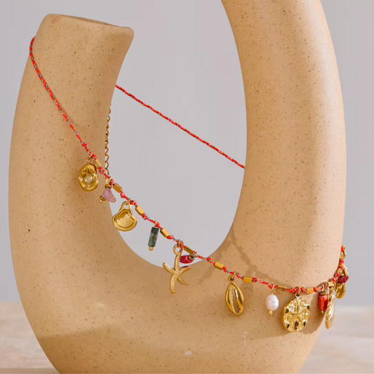 Celestial Charms Rope Necklace