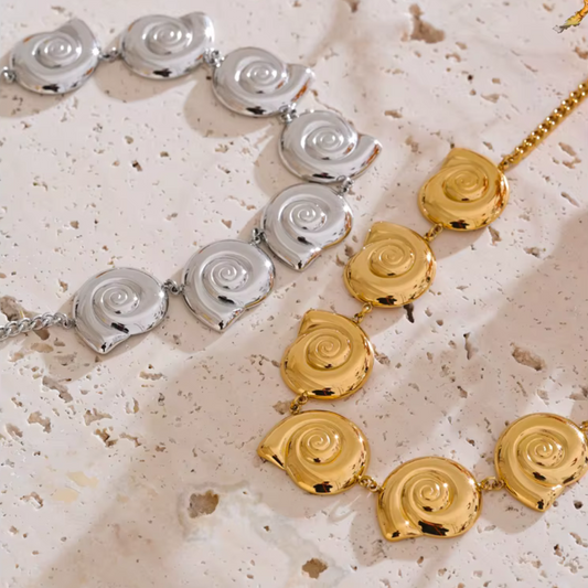 Multi Shell Chain Necklace