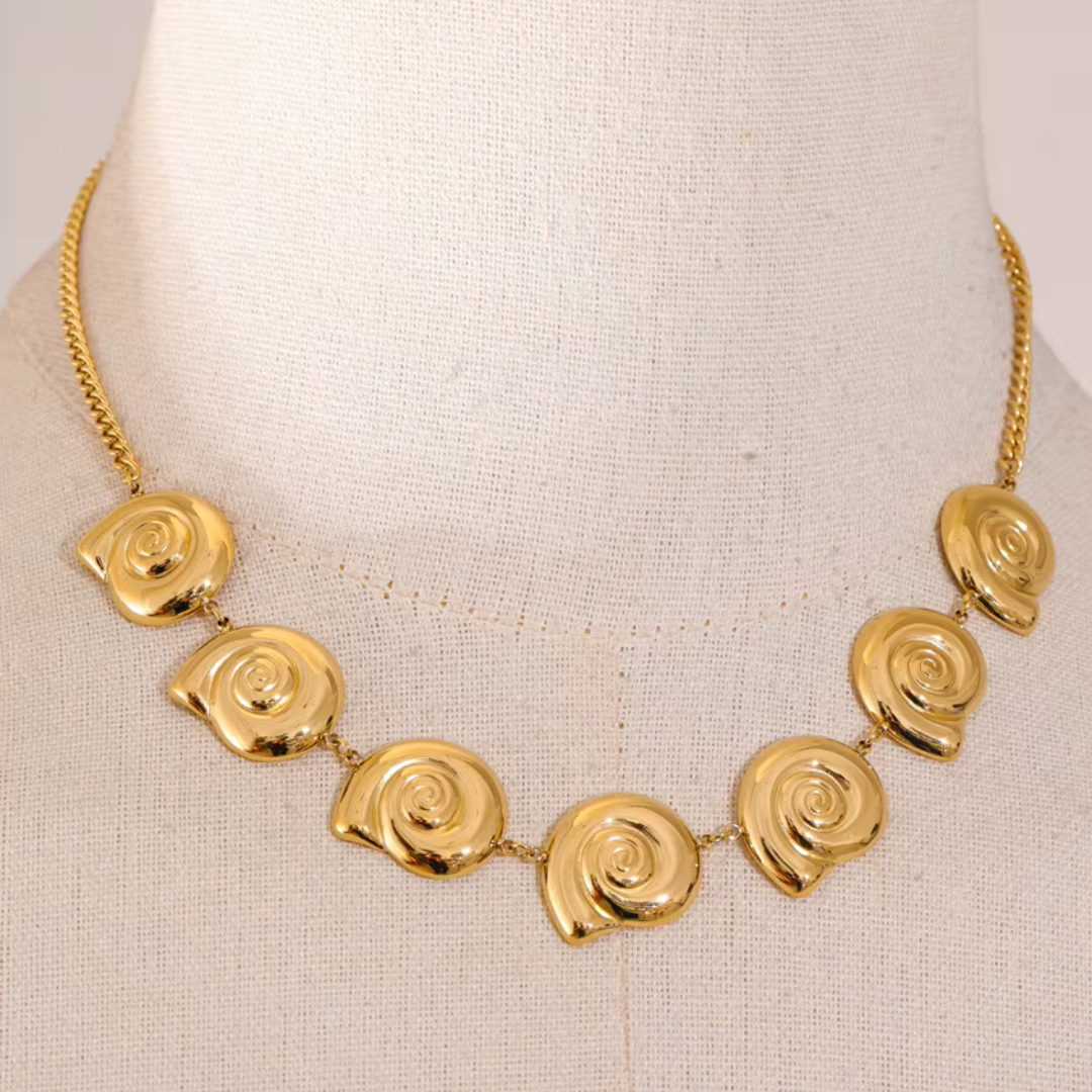 Multi Shell Chain Necklace