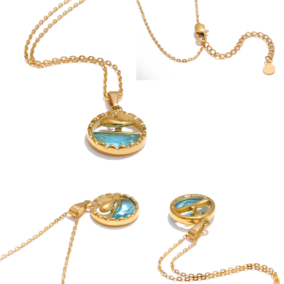 Collar de ballena susurrante del océano