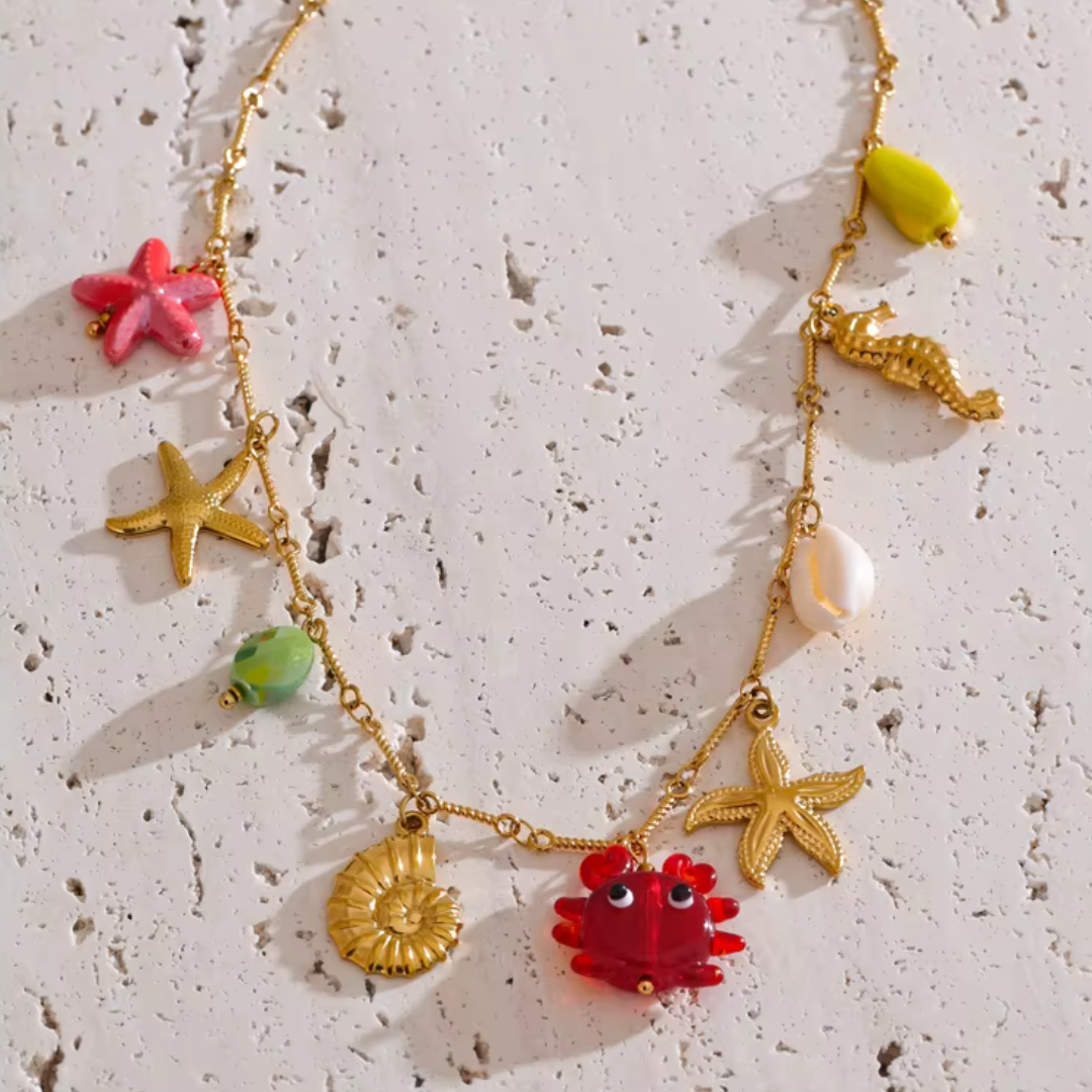 Ocean Creatures Pendant Necklace
