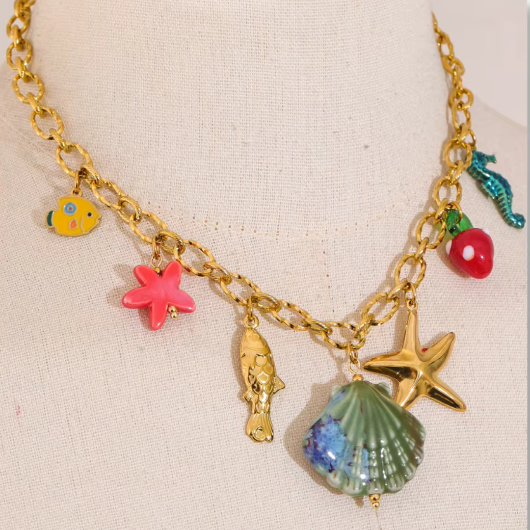 Sandy Dreams Shell  Necklace - Handmade