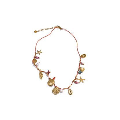 Coastal Dreams Rope Necklace - Handmade