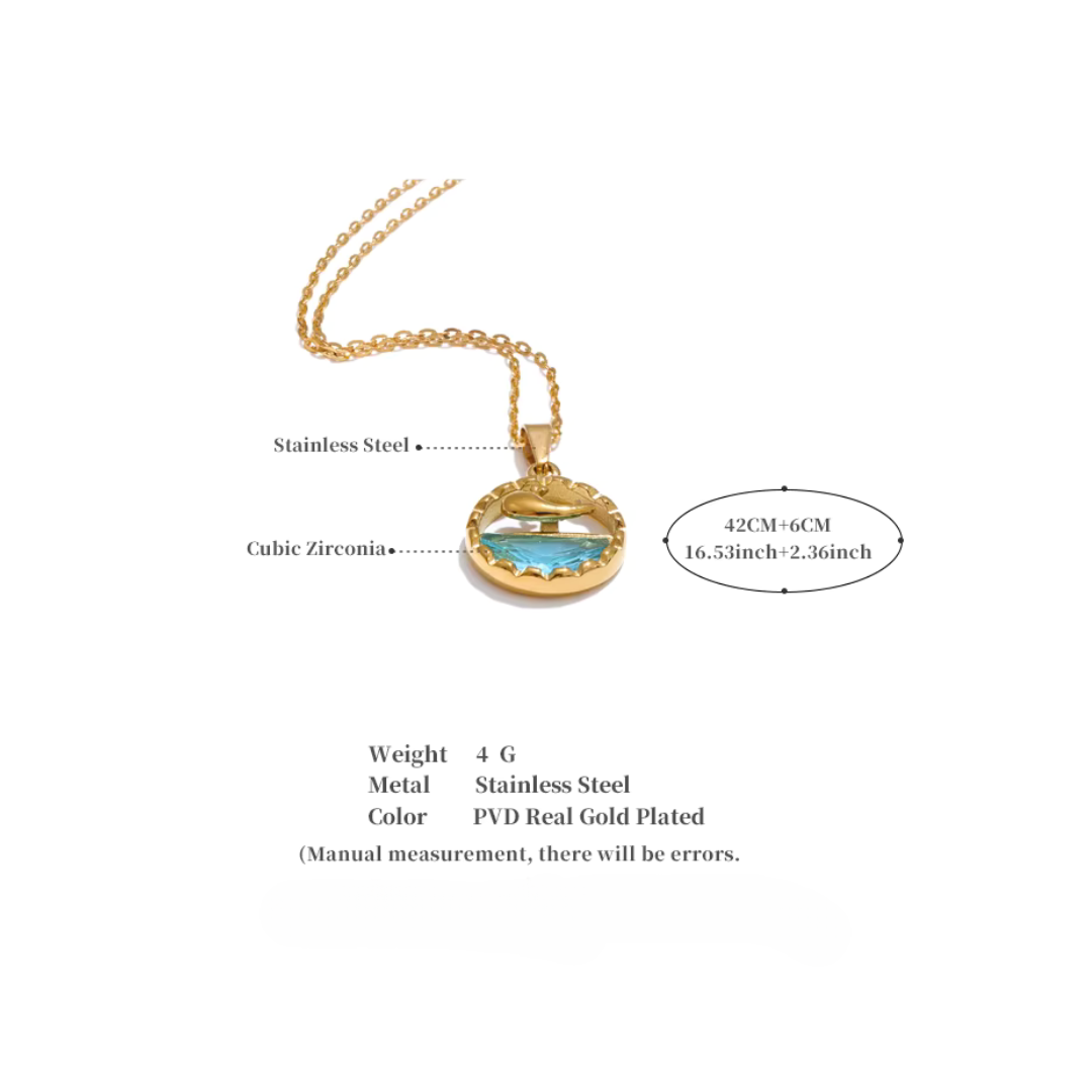 Collar de ballena susurrante del océano