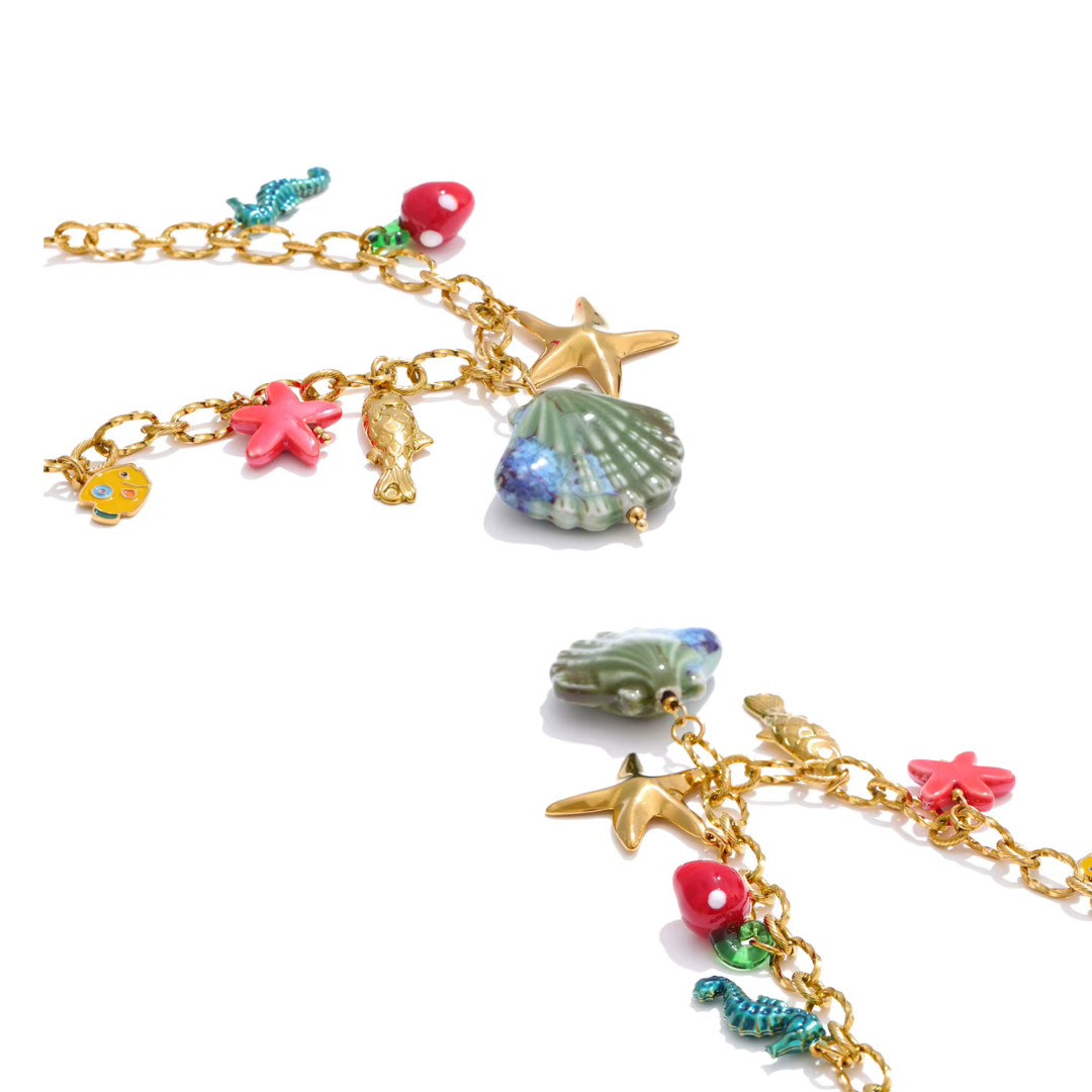 Sandy Dreams Shell  Necklace - Handmade
