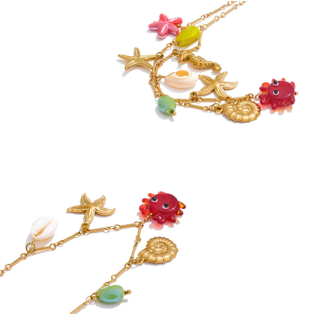 Ocean Creatures Pendant Necklace