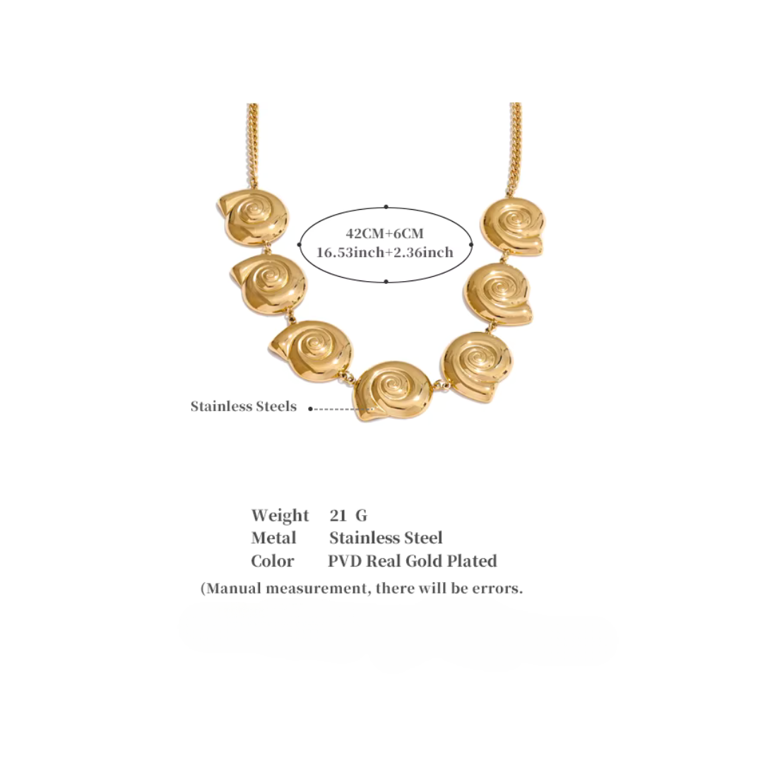 Multi Shell Chain Necklace