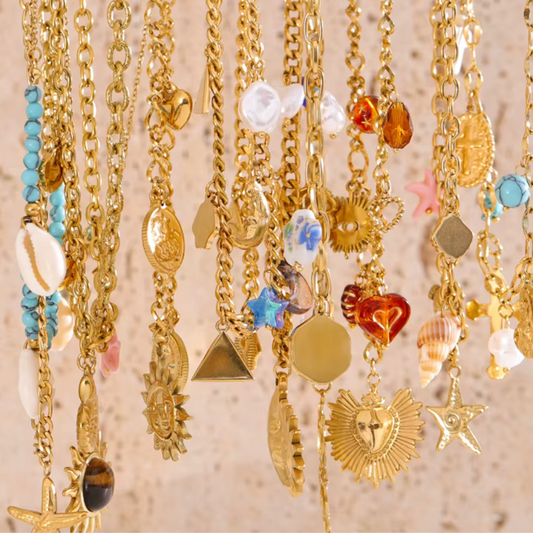Everyday Must-Haves: Golden Charm Necklace Collection (various)